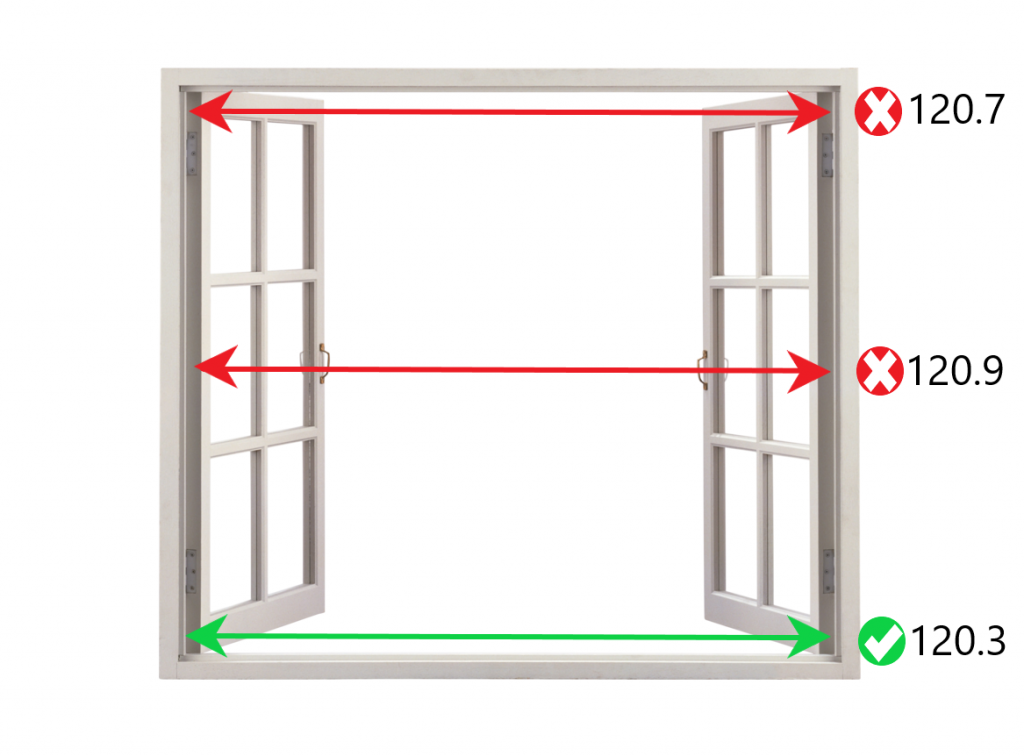 mesure de la largeur